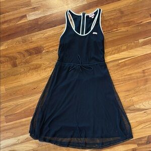 HUNTER for Target Black Mesh Dress with White Trim - sz XS